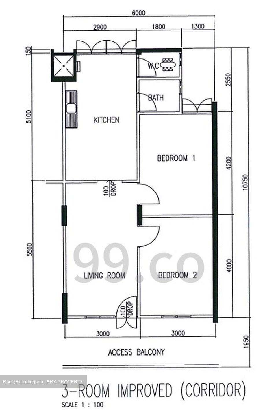 Blk 72 Geylang Bahru (Kallang/Whampoa), HDB 3 Rooms #571393661